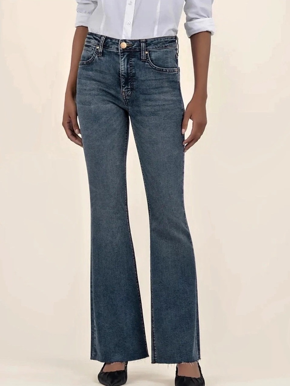 Kut from the Kloth Stella Fab Ab Fab Flare Jeans, size 4